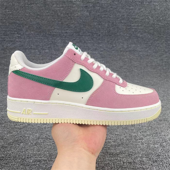 Women's Air Force 1 Pink/White Shoes Top 0233